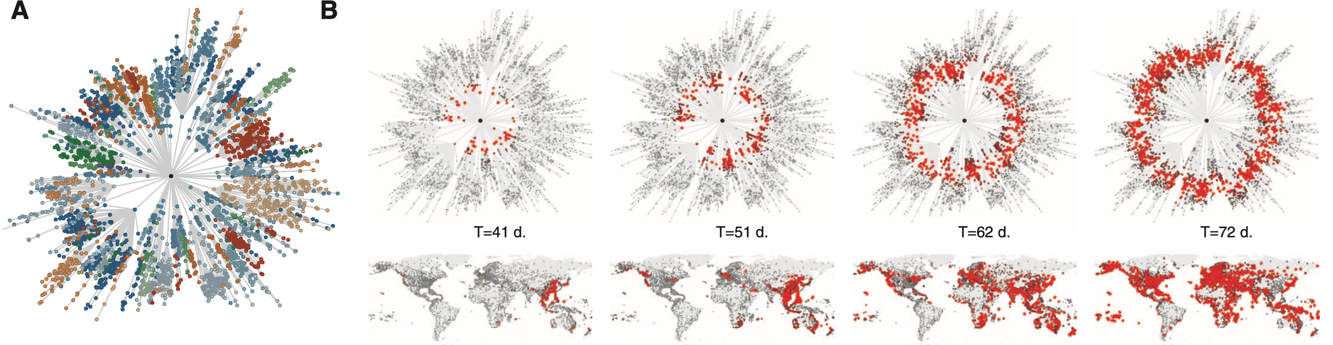 Effective distance and pandemic spread