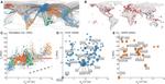 The hidden geometry of complex, network-driven contagion phenomena